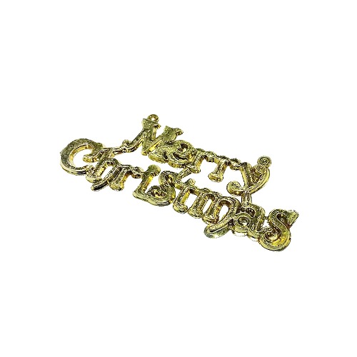  대용량 크리스마스 글자판(금색/7cm/약100개입)